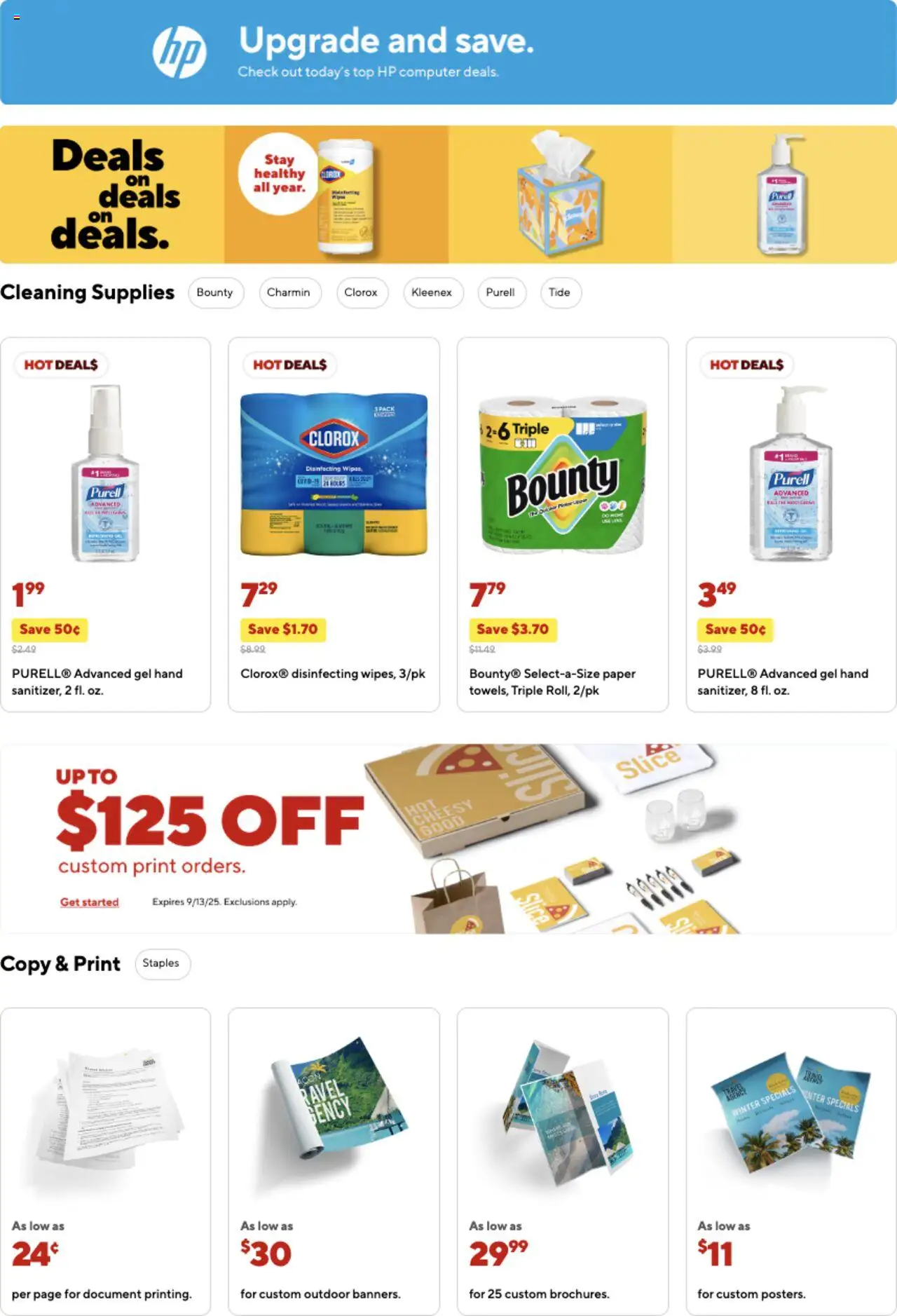 Staples Weekly Ad - page 9- valid from 07/13/2025