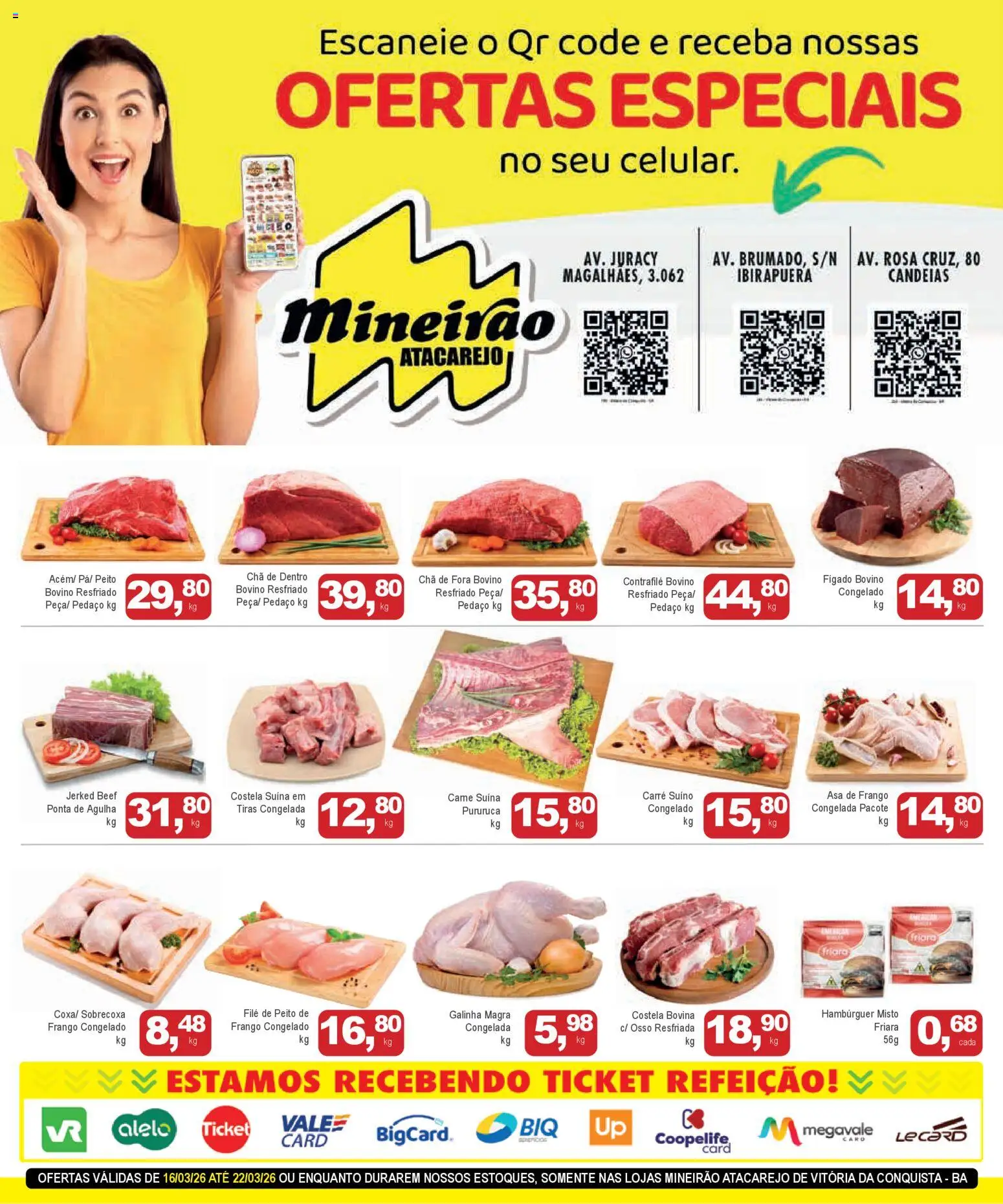 Mineirão Atacarejo - Ofertas da semana - página 1- válido a partir de 16/03/2026
