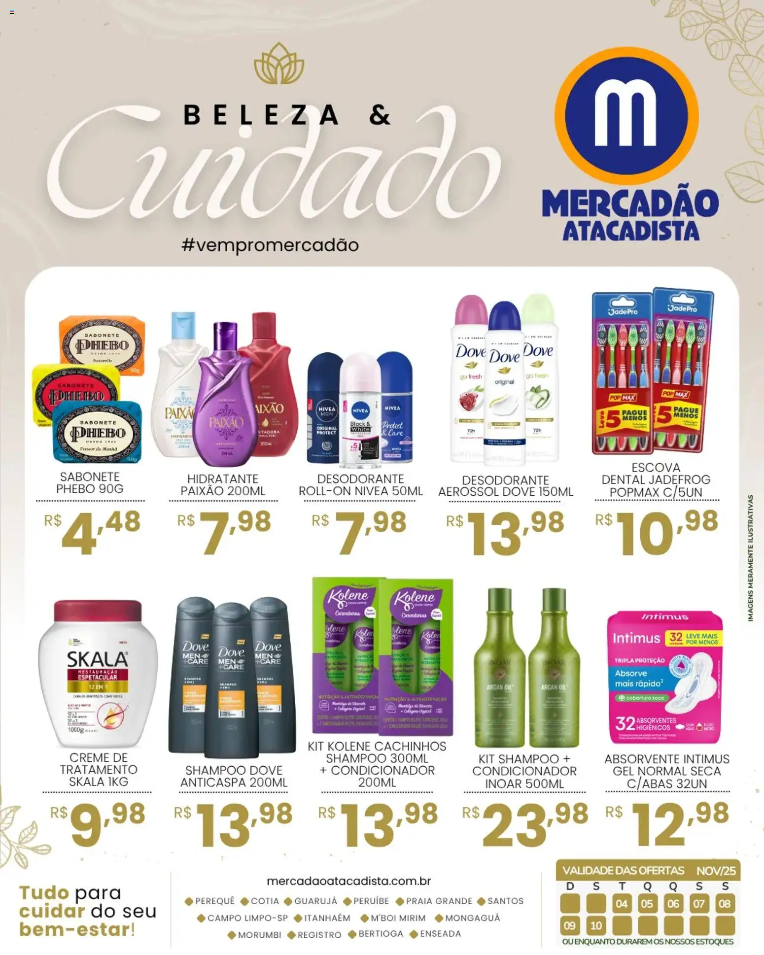 Mercadão Atacadista - Ofertas Beleza & Cuidado - página 1- válido a partir de 04/11/2025
