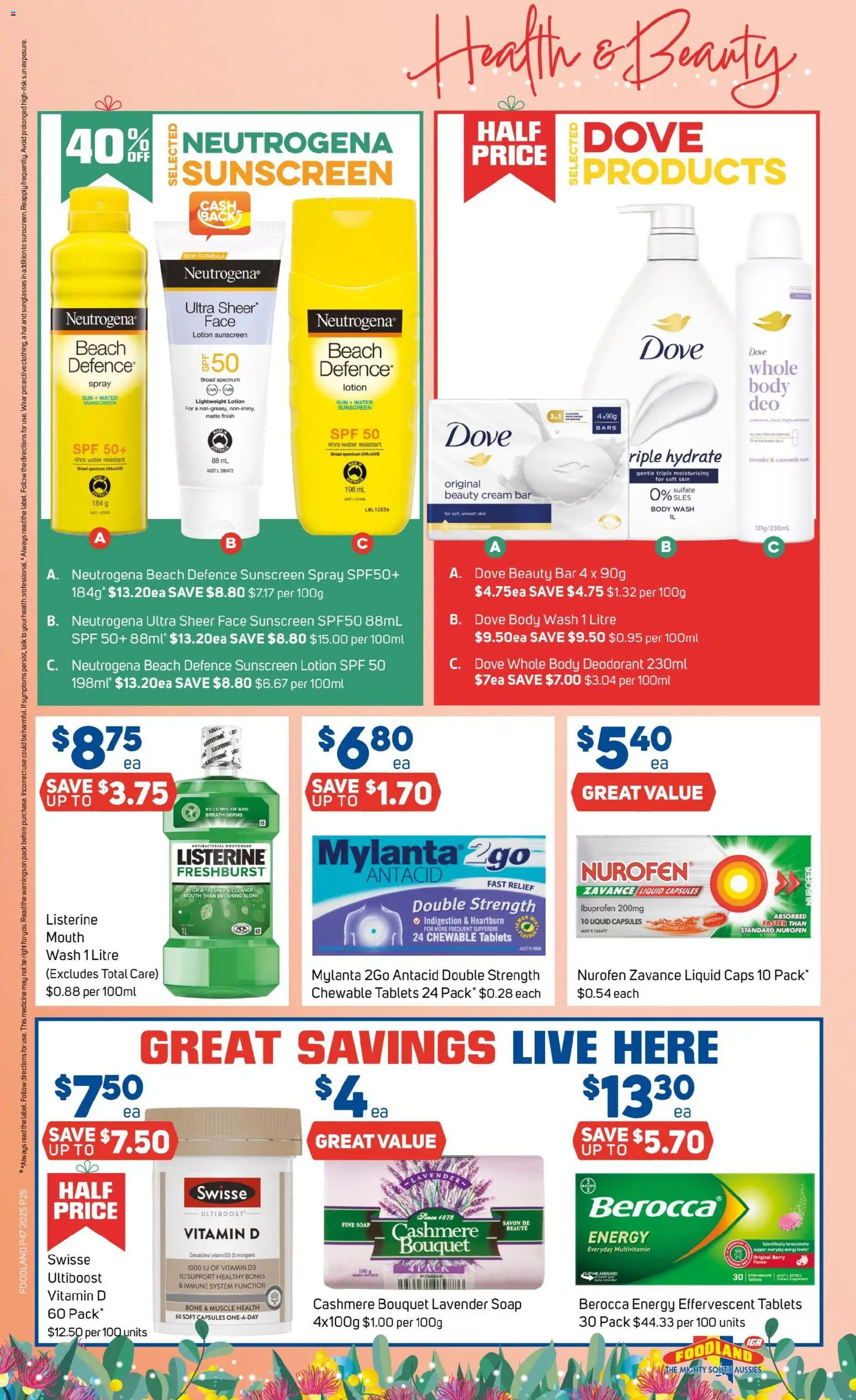Foodland  Catalogue  - page 25- valid from 19/11/2025