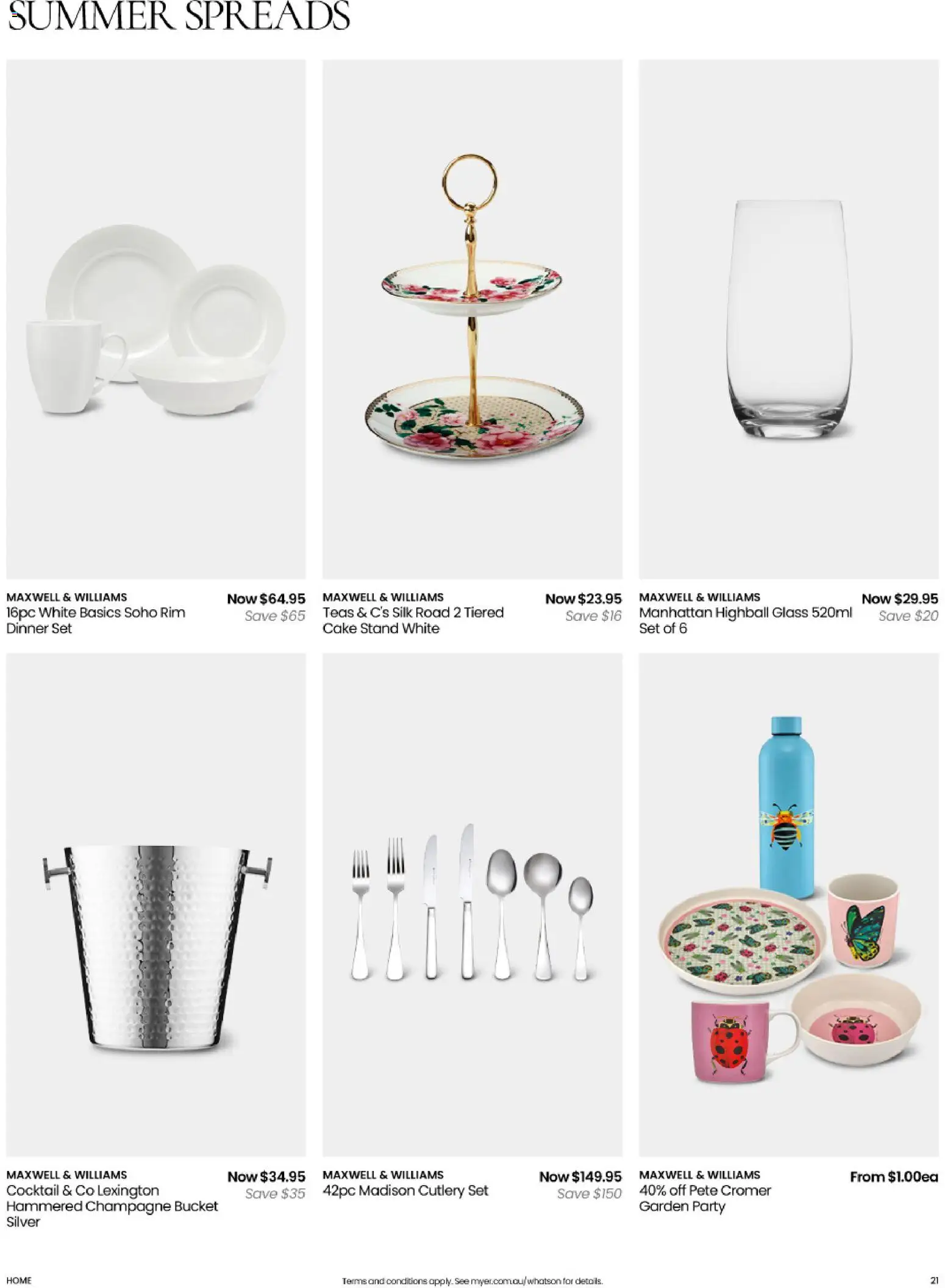 Myer Catalogue Home & Living Essentials  - page 21- valid from 11/11/2025