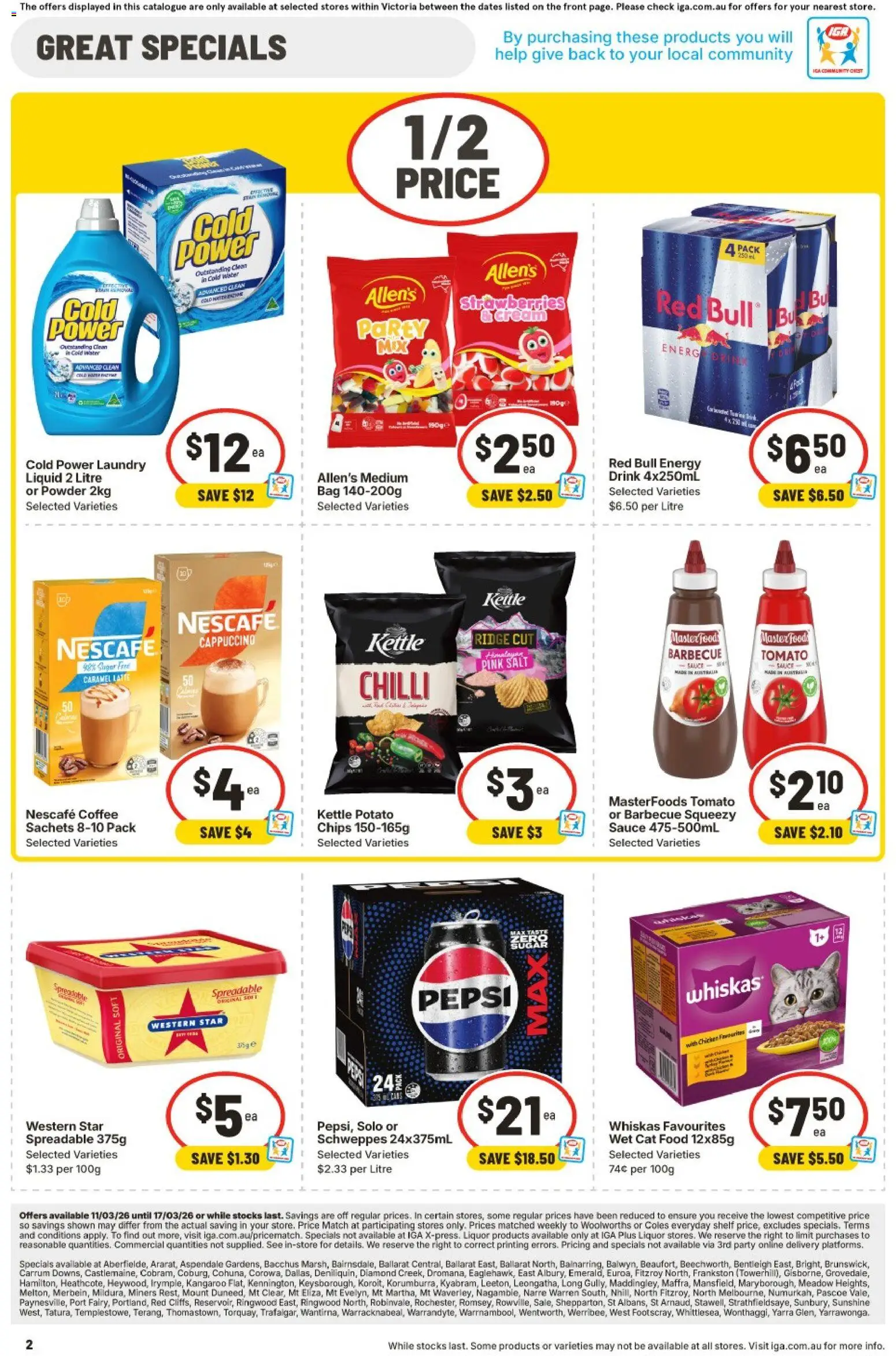 IGA catalogue  - page 35- valid from 11/03/2026