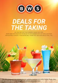 BWS catalogue preview - valid from 21/01/2026