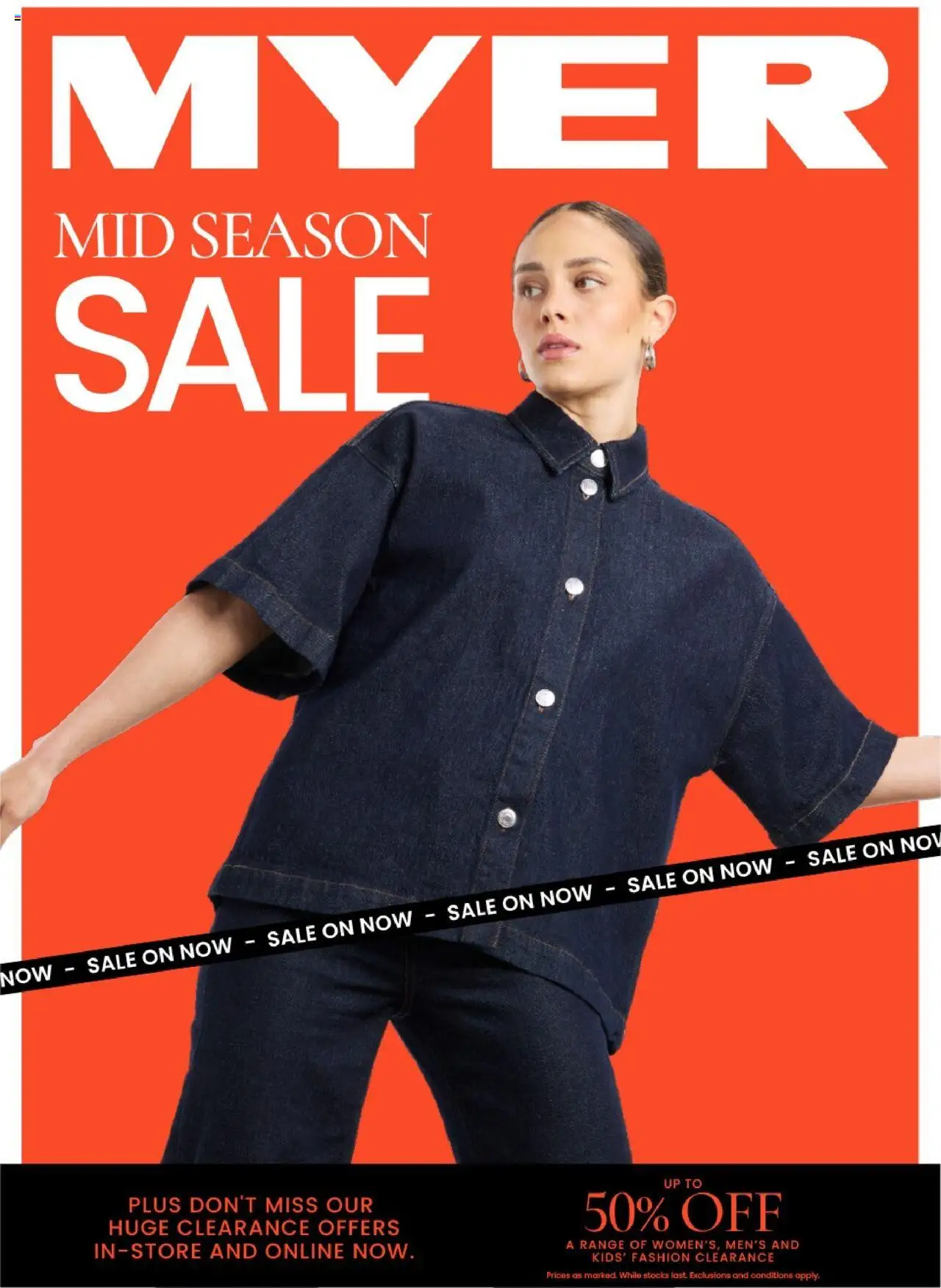 Myer Catalogue  - page 1- valid from 10/09/2025