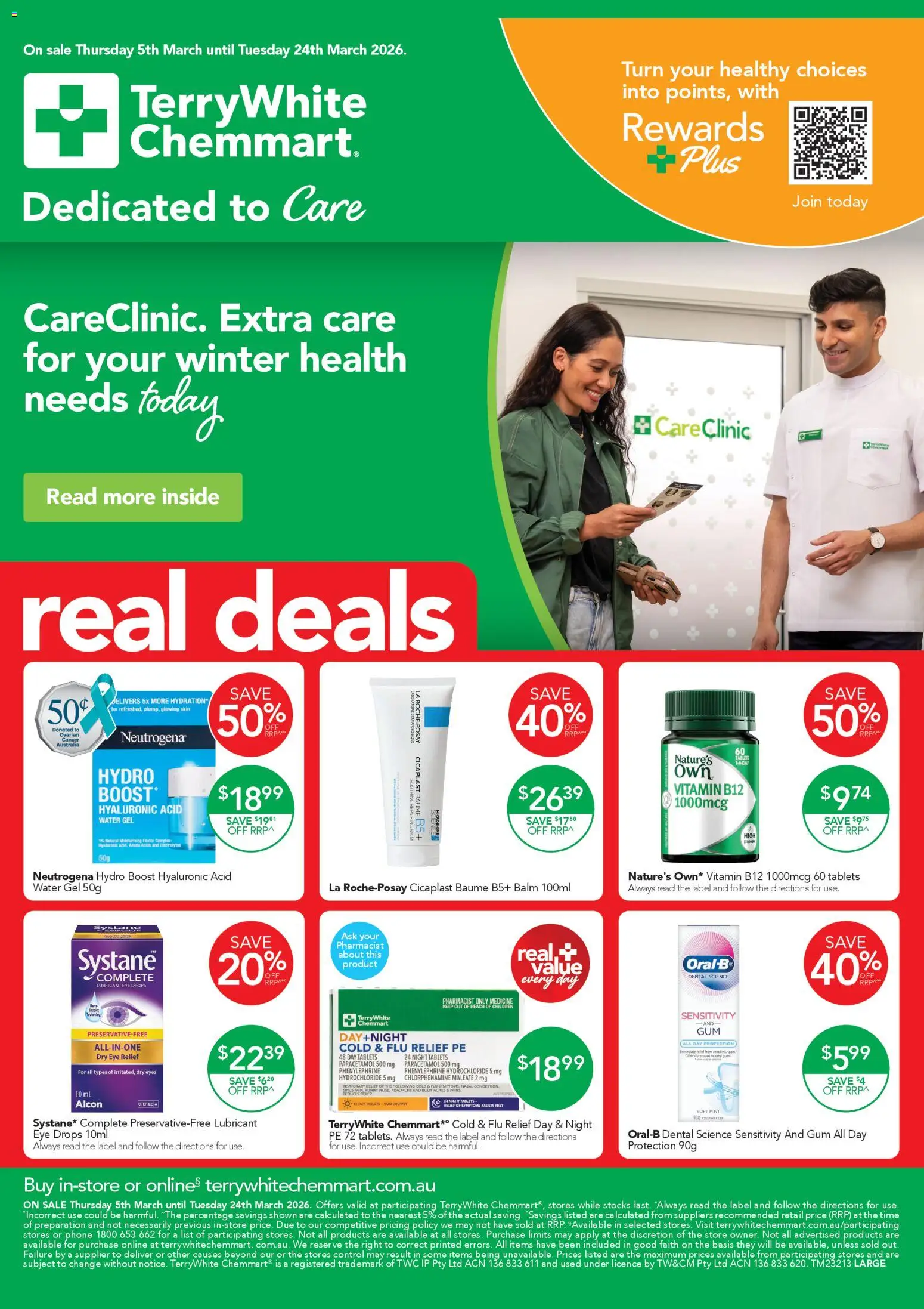 Terry White catalogue  - page 1- valid from 05/03/2026