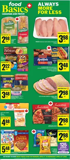 Preview Food Basics weekly flyer / circulaire valid from Apr 9, 2026