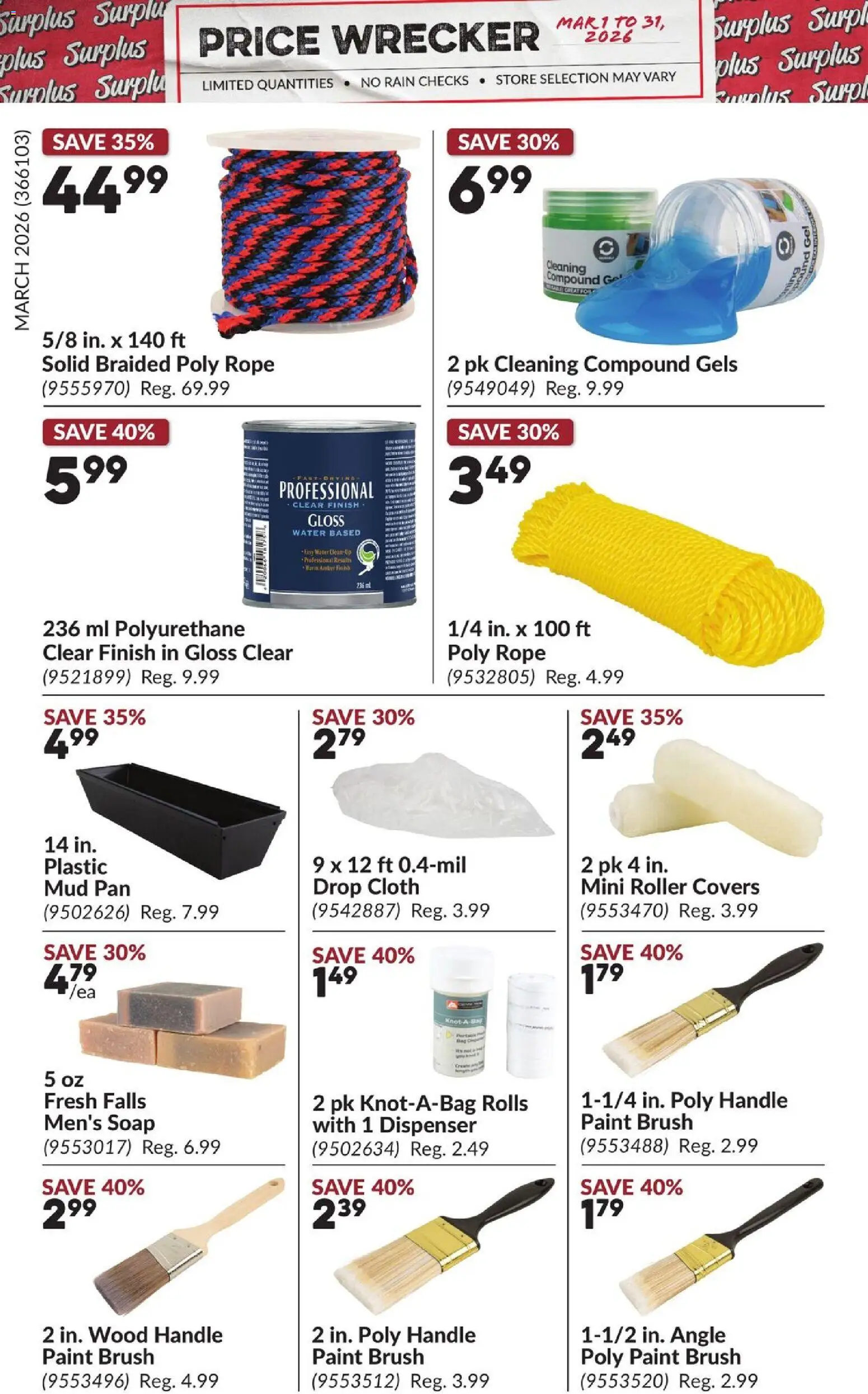 Princess Auto flyer - Price Wrecker - page 8- valid from Mar 1, 2026