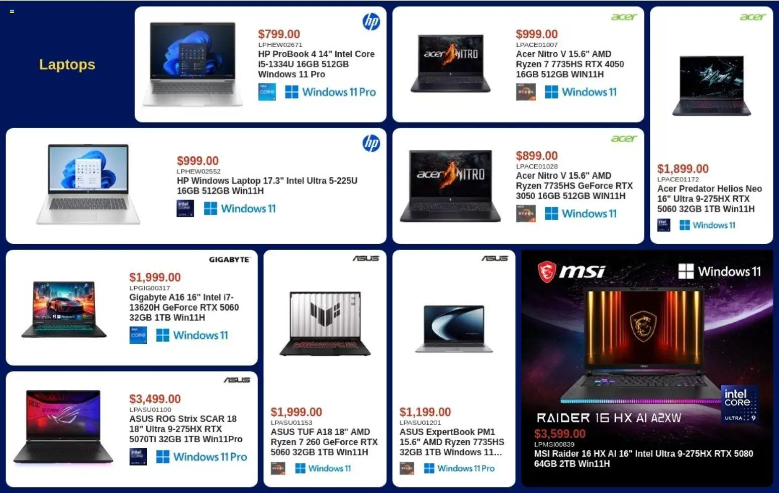 Canada Computers - Weekly flyer - page 1- valid from Jan 23, 2026