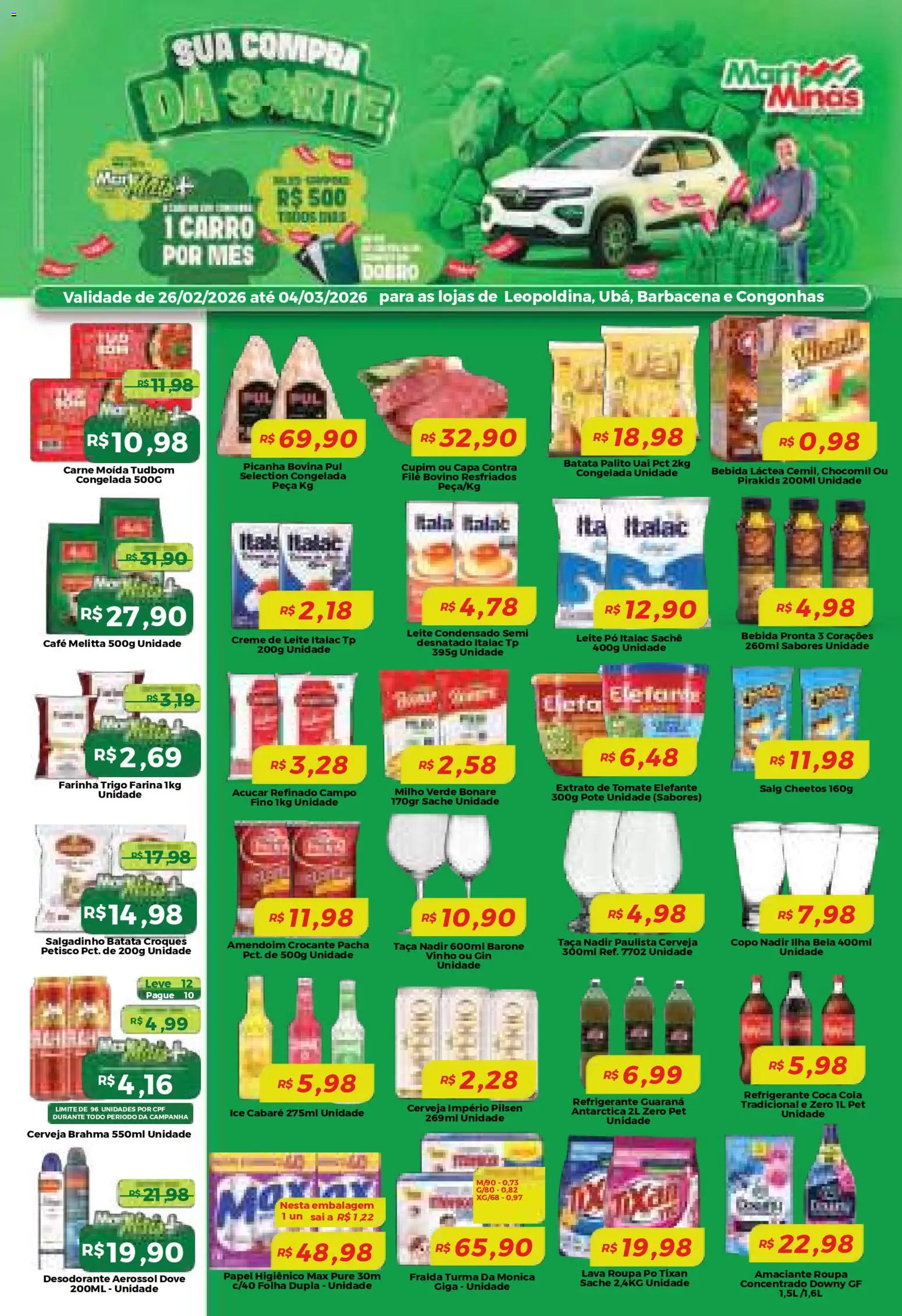 Mart Minas - Ofertas da semana  - página 1- válido a partir de 26/02/2026
