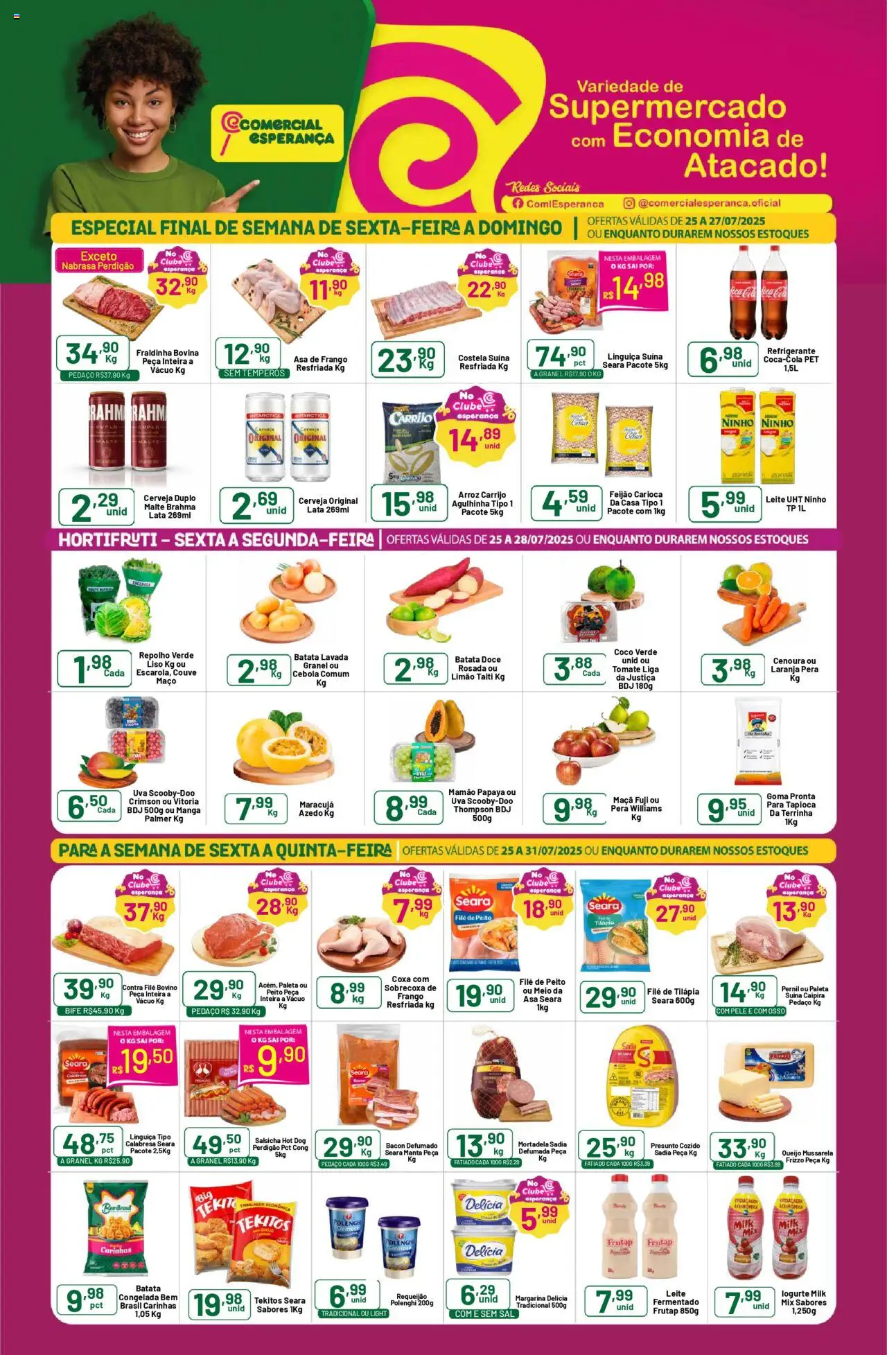 Comercial Esperança - Ofertas da semana - página 1- válido a partir de 25/07/2025

