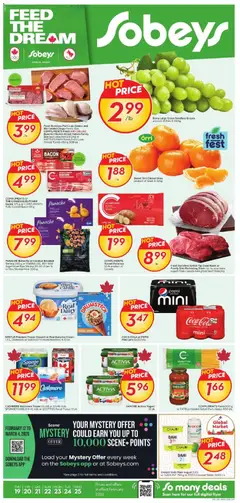 Preview Sobeys weekly flyer / circulaire valid from Feb 19, 2026