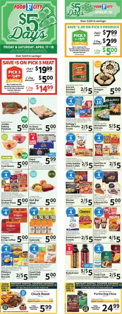 Preview Food City Weekly Ad valid from 04/15/2026