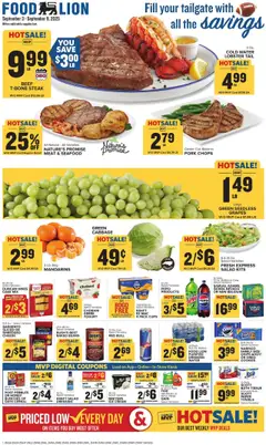 Preview Food Lion Weekly Ad valid from 09/03/2025