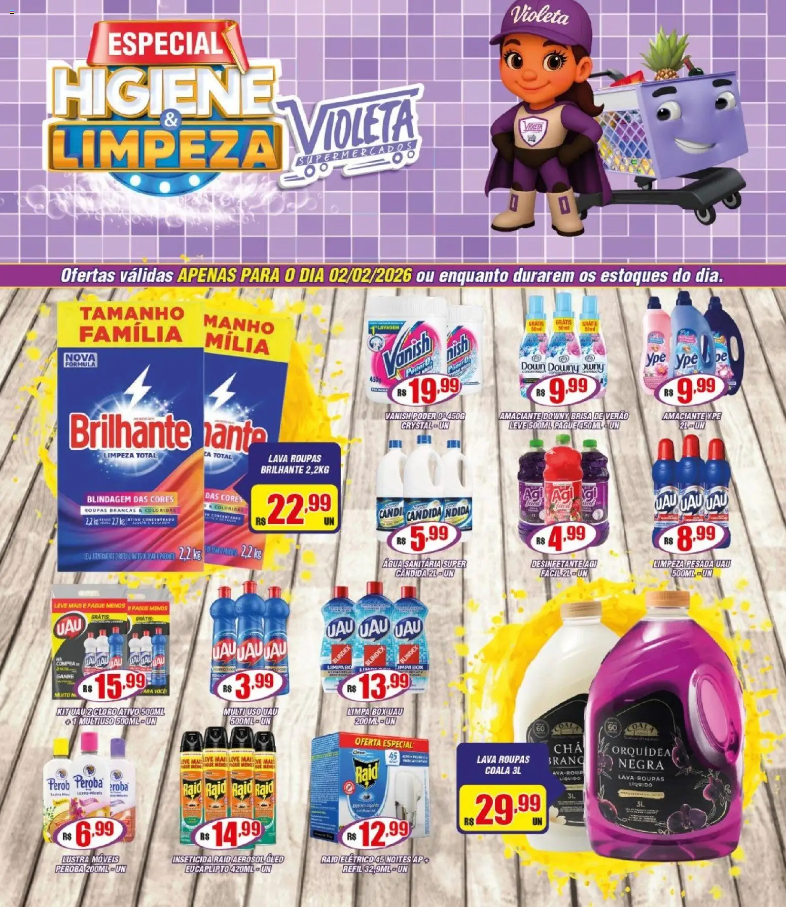 Violeta Supermercados - Ofertas da semana - página 1- válido a partir de 02/02/2026
