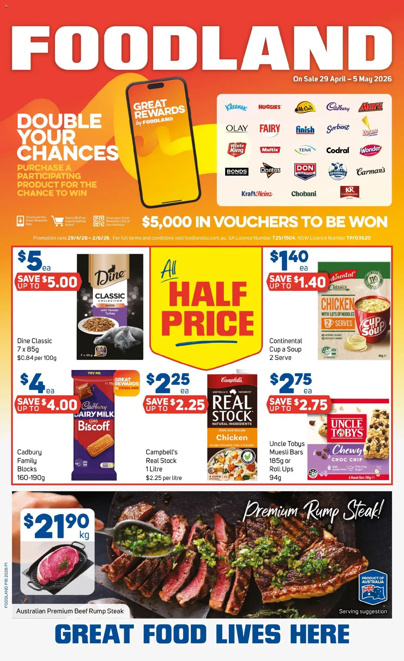 Foodland catalogue  - page 1- valid from 29/04/2026