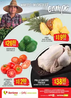 Soriana - Martes y Miércoles del Campo Híper: BCS, Son y Sin válido desde 14/10/2025