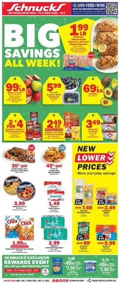 Preview Schnucks Weekly Print Ad - IN valid from 12/03/2025