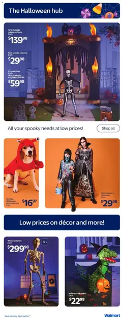 Preview Walmart - The Halloween hub valid from Sep 25, 2025