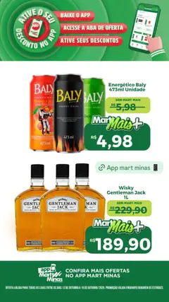 Pré-visualização Mart Minas - Ofertas exclusivas do app válida a partir de 13/10/2025