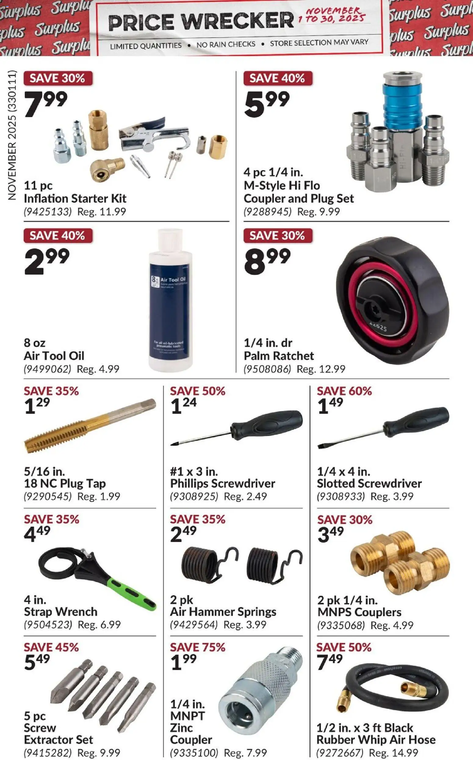 Princess Auto - Price Wrecker - page 18- valid from Nov 1, 2025