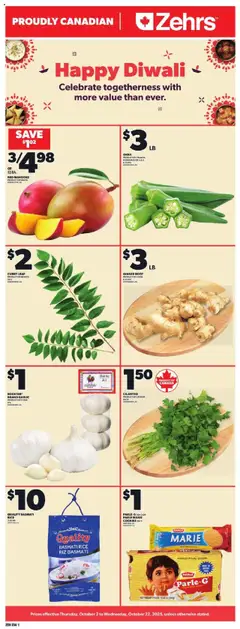 Preview Zehrs - Weekly flyer - Diwali valid from Oct 2, 2025