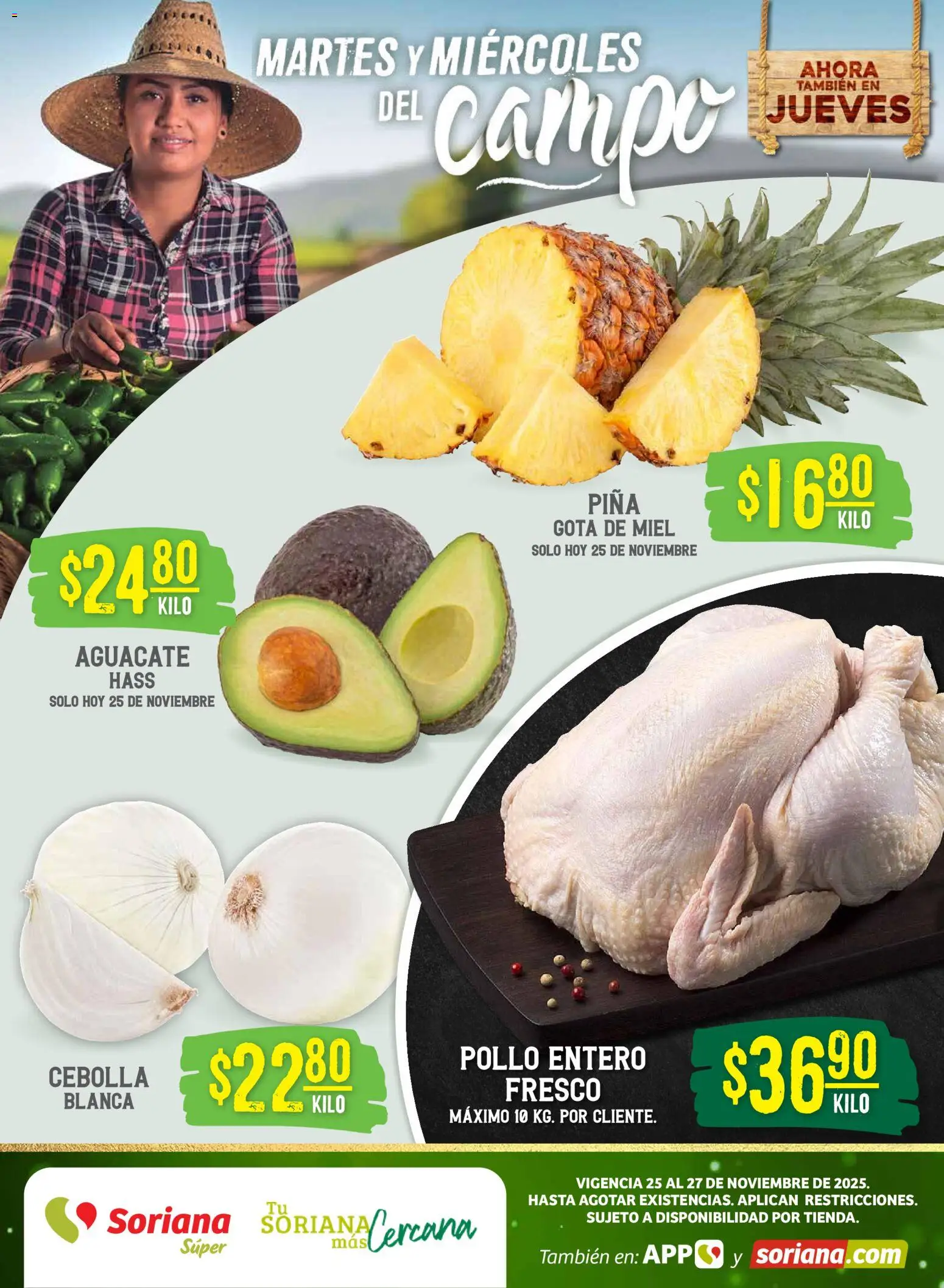 Soriana - Martes y Miércoles del Campo Súper: Juárez - página 1- válido desde 25/11/2025