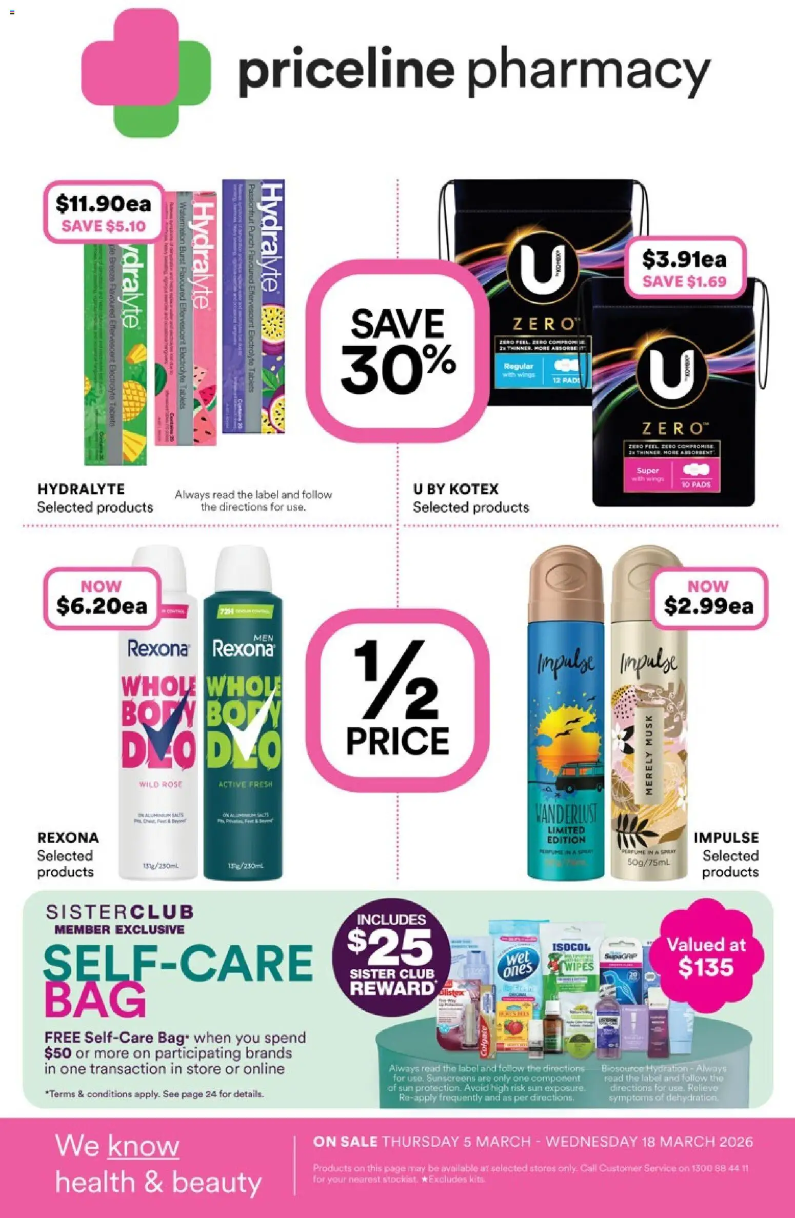 Priceline Pharmacy catalogue  - page 32- valid from 05/03/2026