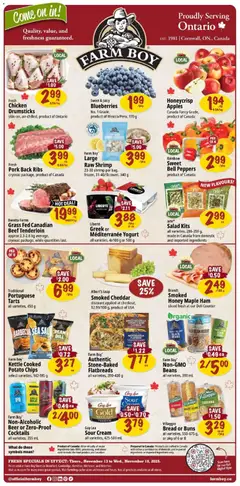 Preview Farm Boy weekly flyer / circulaire valid from Nov 13, 2025