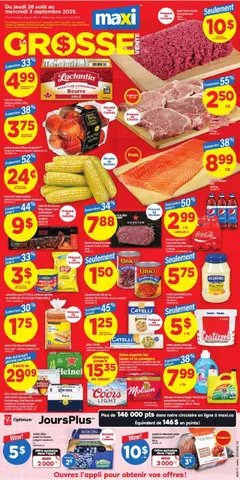 Preview Maxi weekly flyer / circulaire valid from Aug 28, 2025