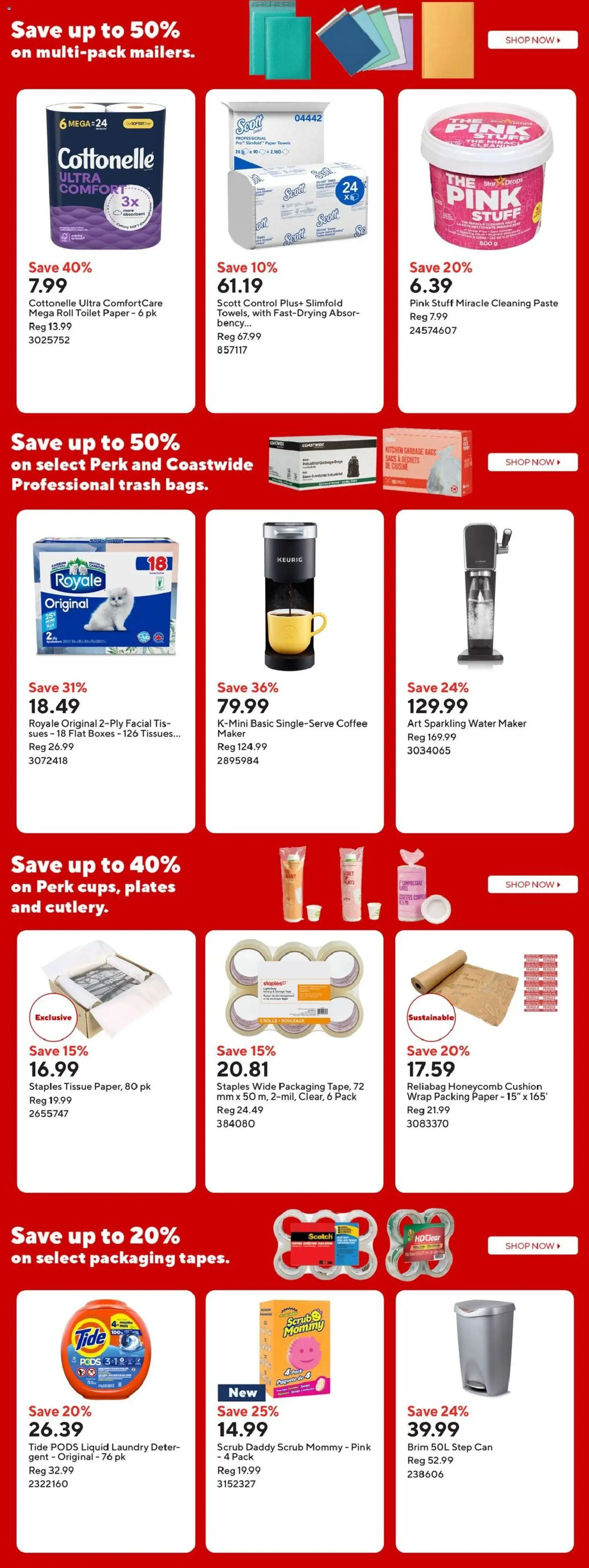 Staples weekly flyer / circulaire - page 4- valid from Apr 10, 2026