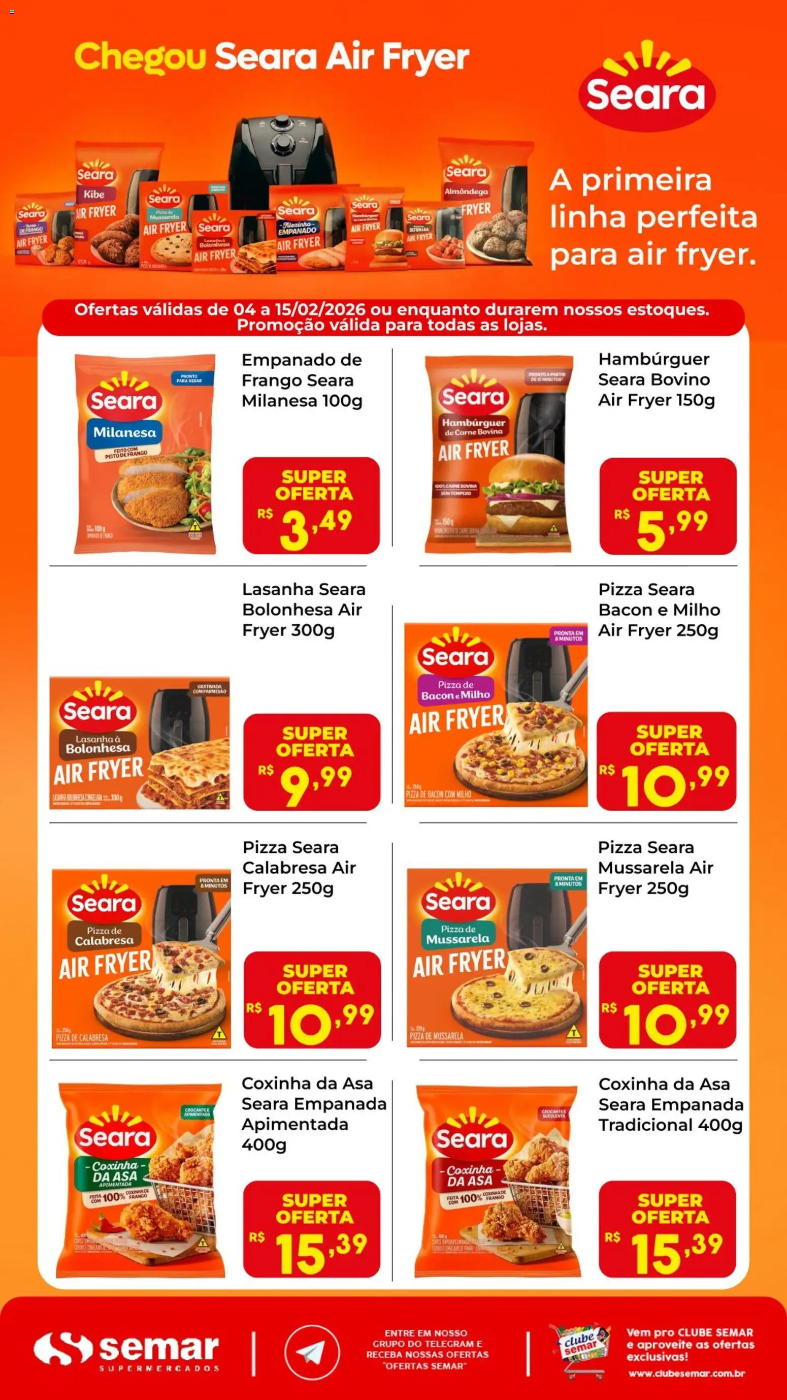 Semar Supermercado - Ofertas Seara Air Fryer - página 1- válido a partir de 04/02/2026
