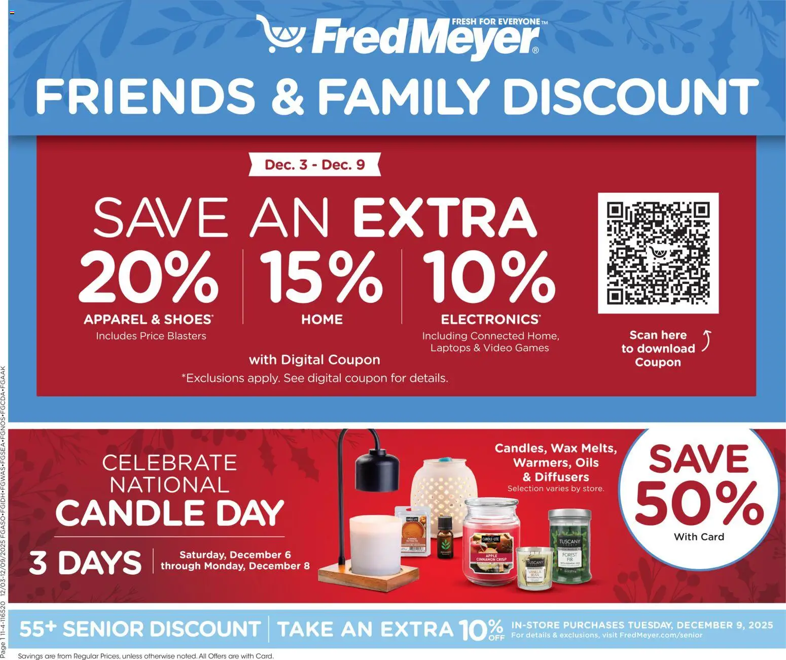 Fred Meyer Home & Apparel - page 1- valid from 12/03/2025