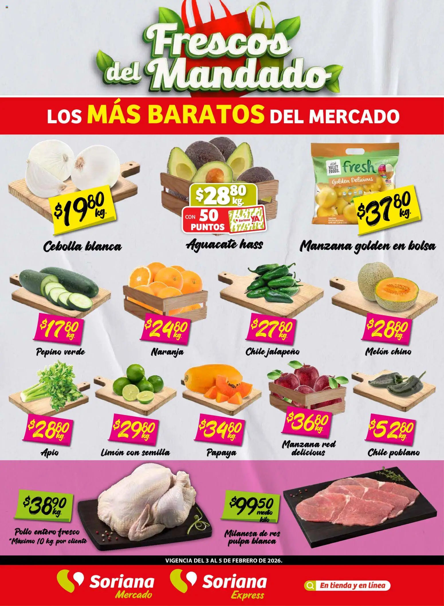 Soriana - Frescos del Mandado Mercado: Tamaulipas - página 1- válido desde 03/02/2026