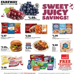 Preview Fareway Weekly Ad valid from 11/03/2025