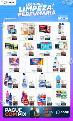 Pré-visualização Coop - Ofertas Segunda da Limpeza e Perfumaria válida a partir de 01/09/2025