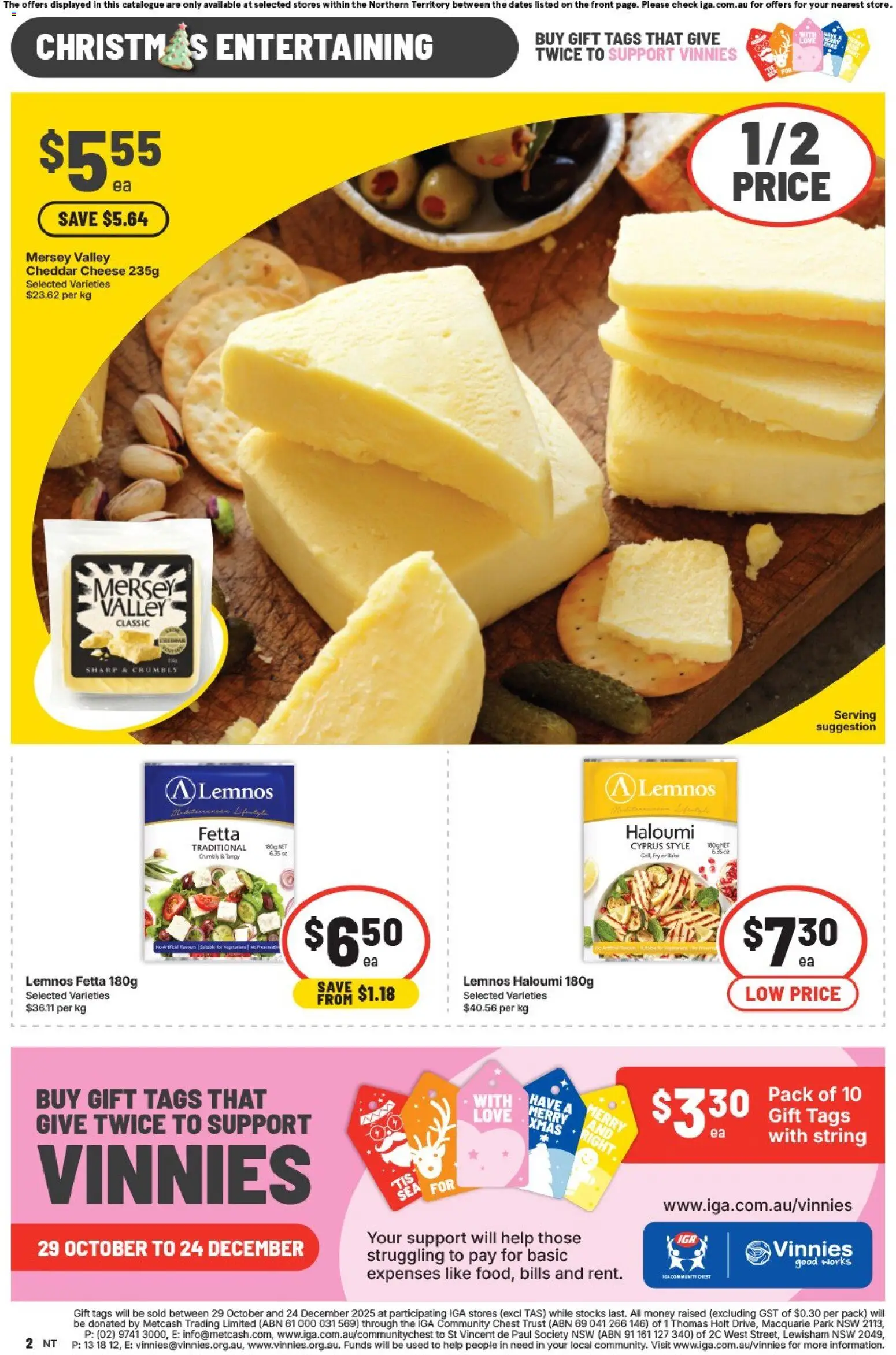 IGA Catalogue NT - page 3- valid from 12/11/2025