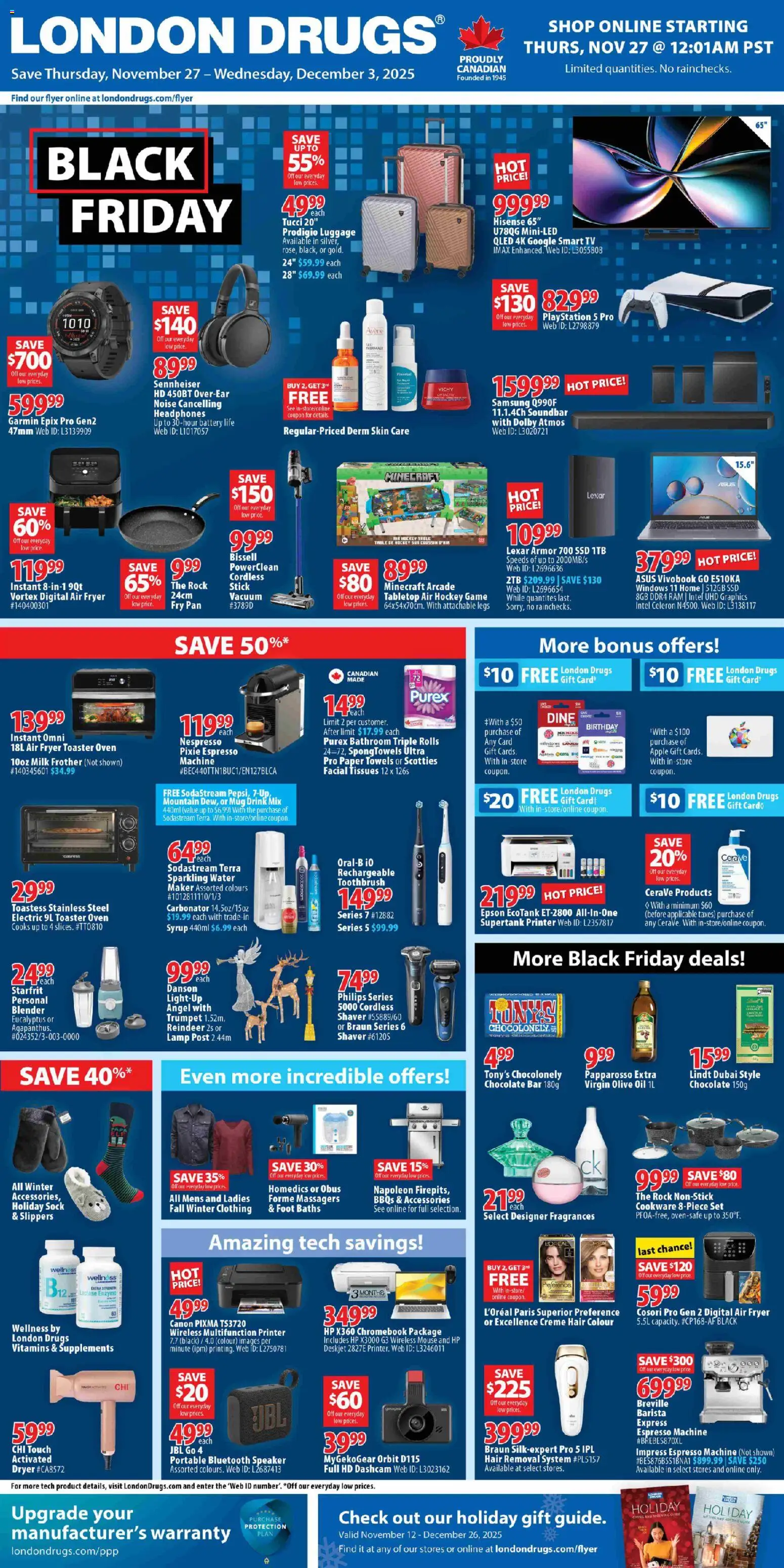 London Drugs - Black Friday  - page 1- valid from Nov 27, 2025
