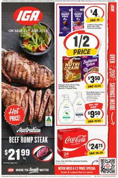 IGA catalogue preview - valid from 23/07/2025