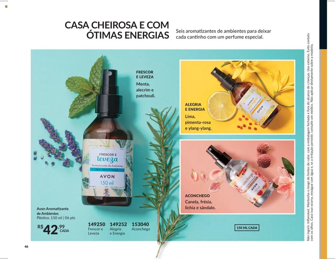 Avon - Campanha 12: Casa & Estilo - página 46- válido a partir de 08/07/2025
