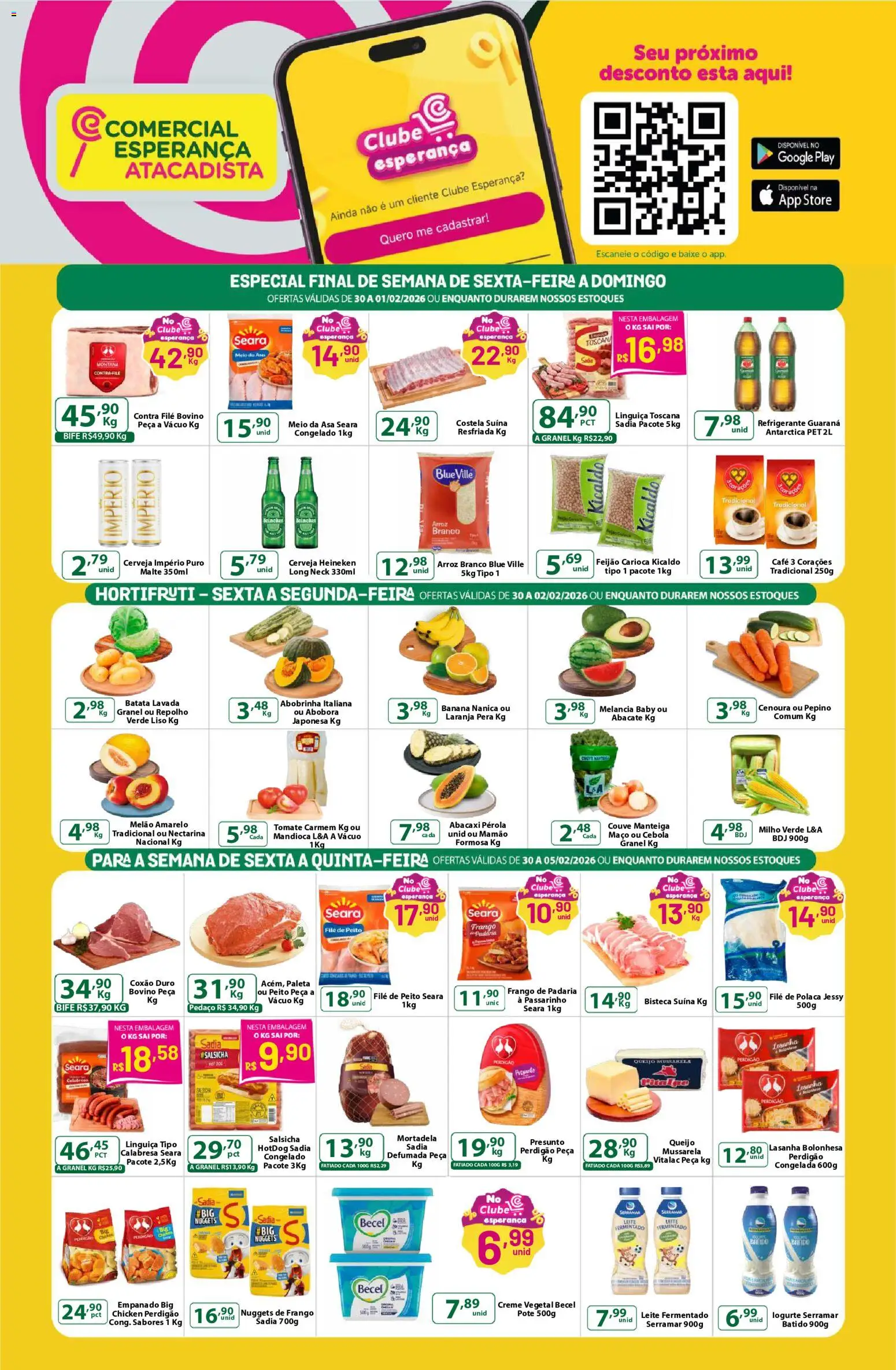 Comercial Esperança - Ofertas da semana  - página 1- válido a partir de 30/01/2026

