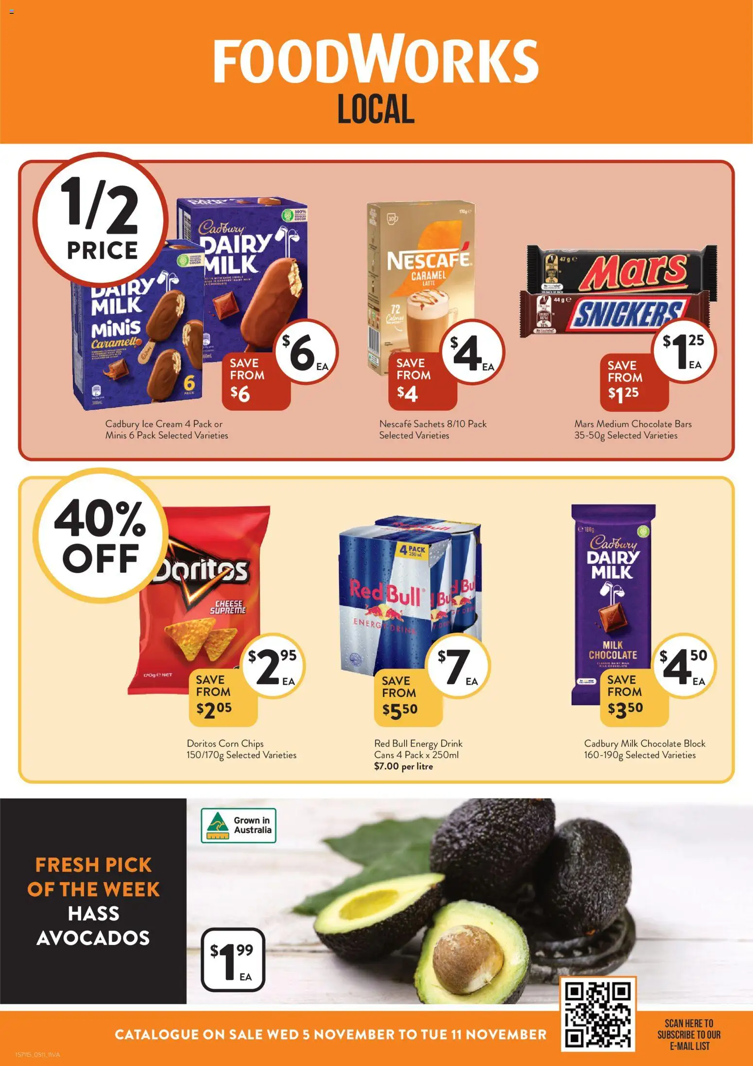 Foodworks Catalogue VIC - page 1- valid from 05/11/2025