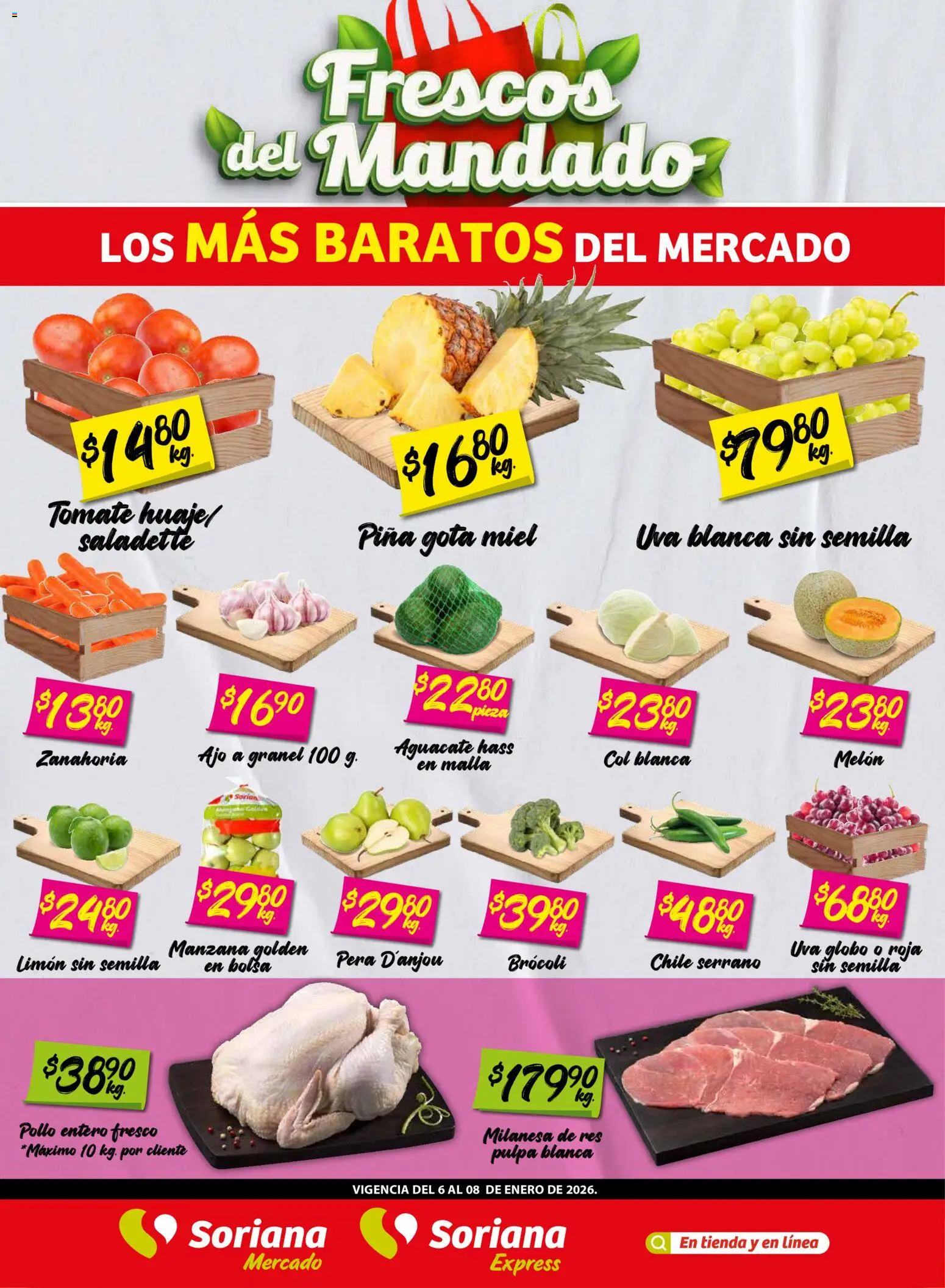 Soriana - Frescos del Mandado Mercado: Saltillo y Torreón  - página 1- válido desde 06/01/2026