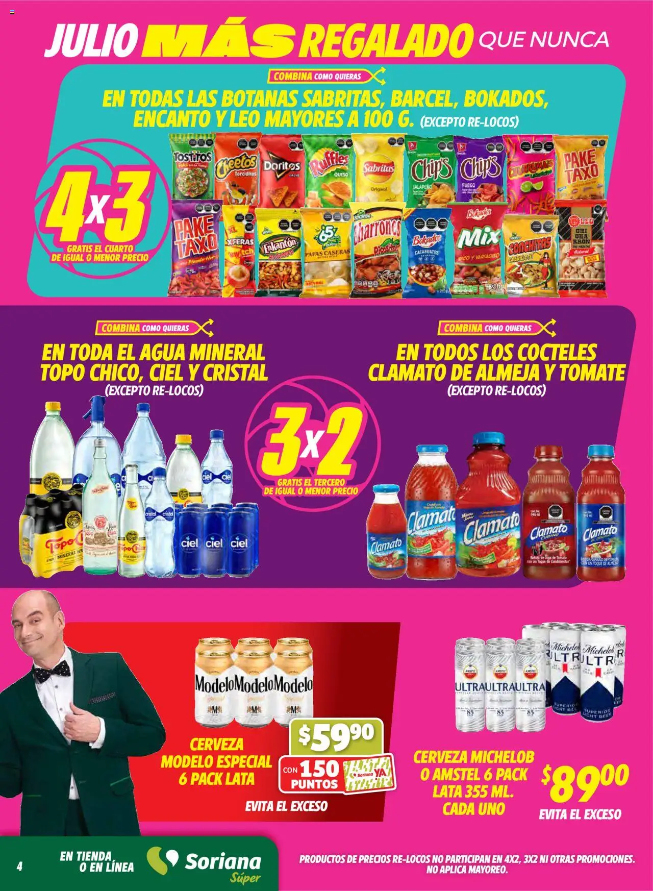 Soriana - Julio Regalado Súper Nacional - página 4- válido desde 17/07/2025