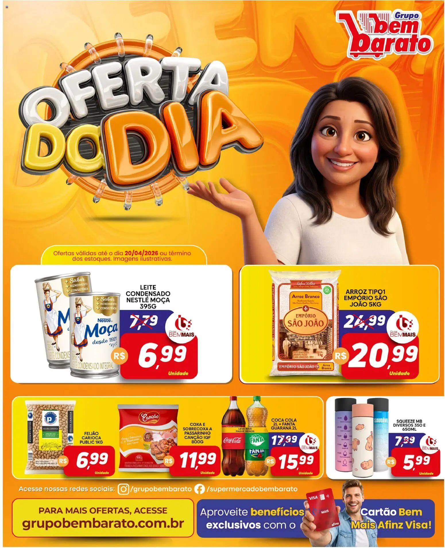 Supermercado Bem Barato - Ofertas da semana - página 1- válido a partir de 14/04/2026

