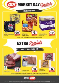 IGA catalogue preview - valid from 27/08/2025