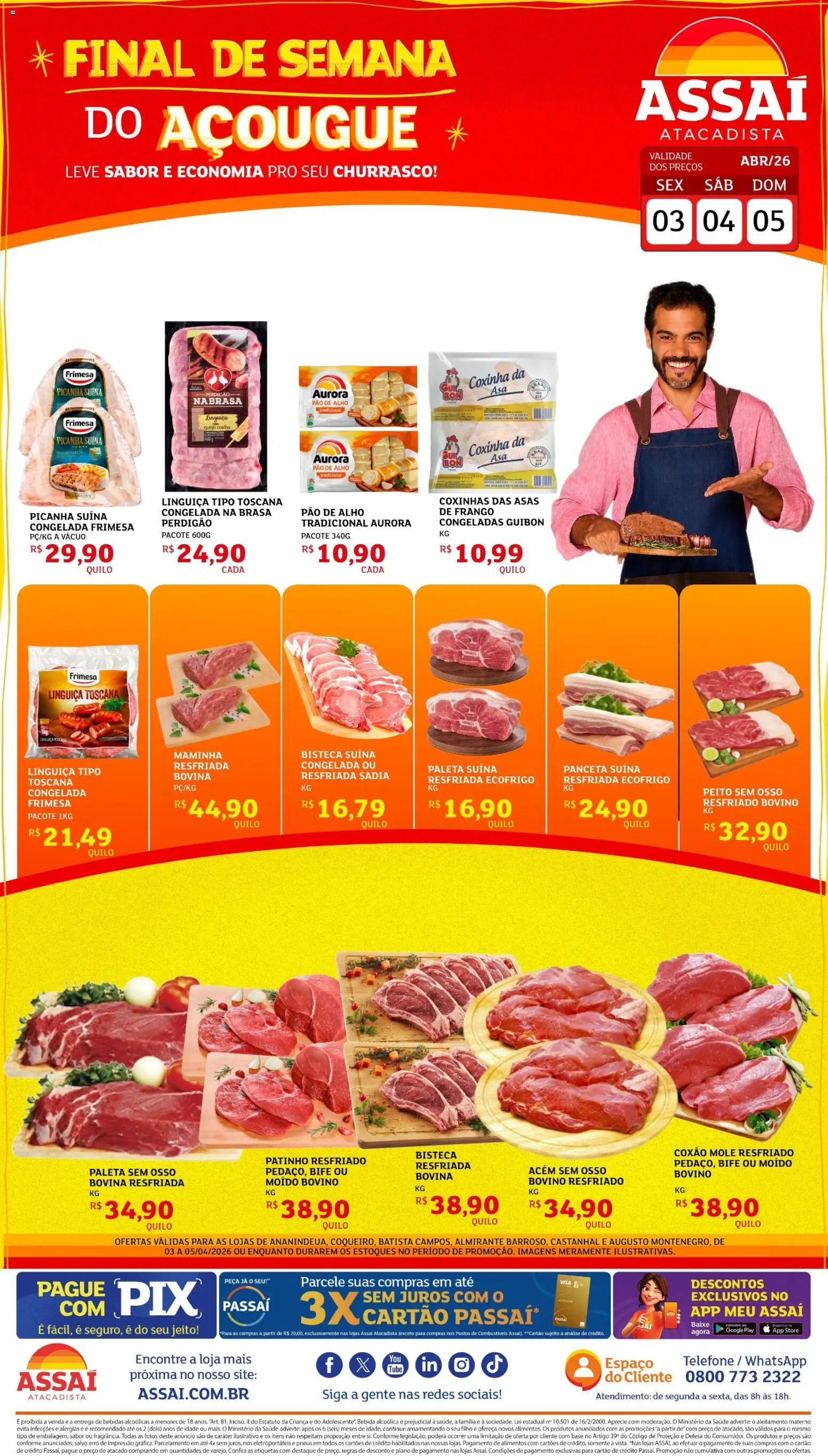 Assaí Atacadista ofertas - página 1- válido a partir de 03/04/2026
