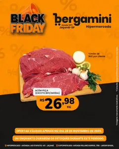 Pré-visualização Supermercado Bergamini Black Friday válida a partir de 28/11/2025