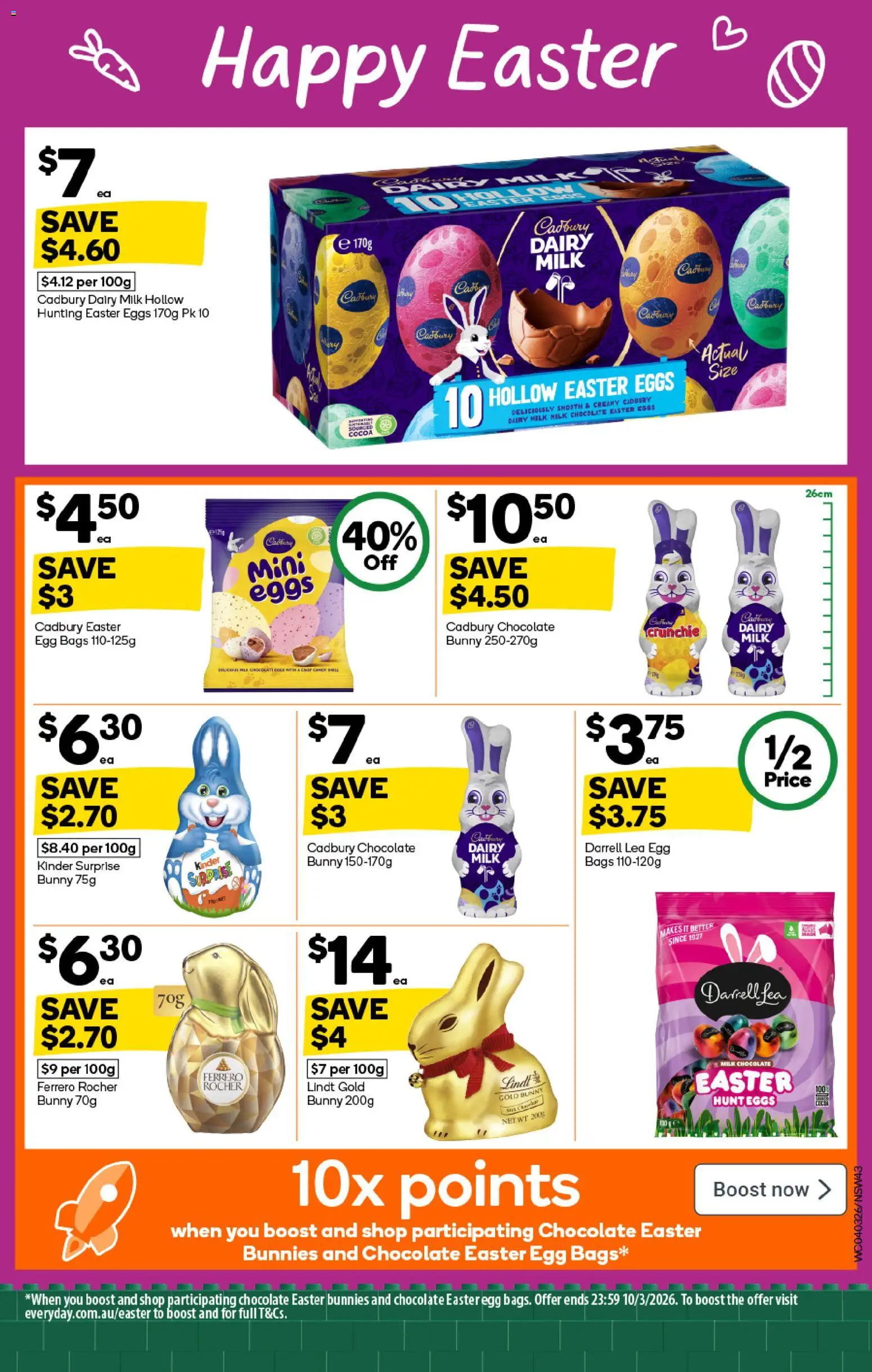 Woolworths catalogue  - page 43- valid from 04/03/2026