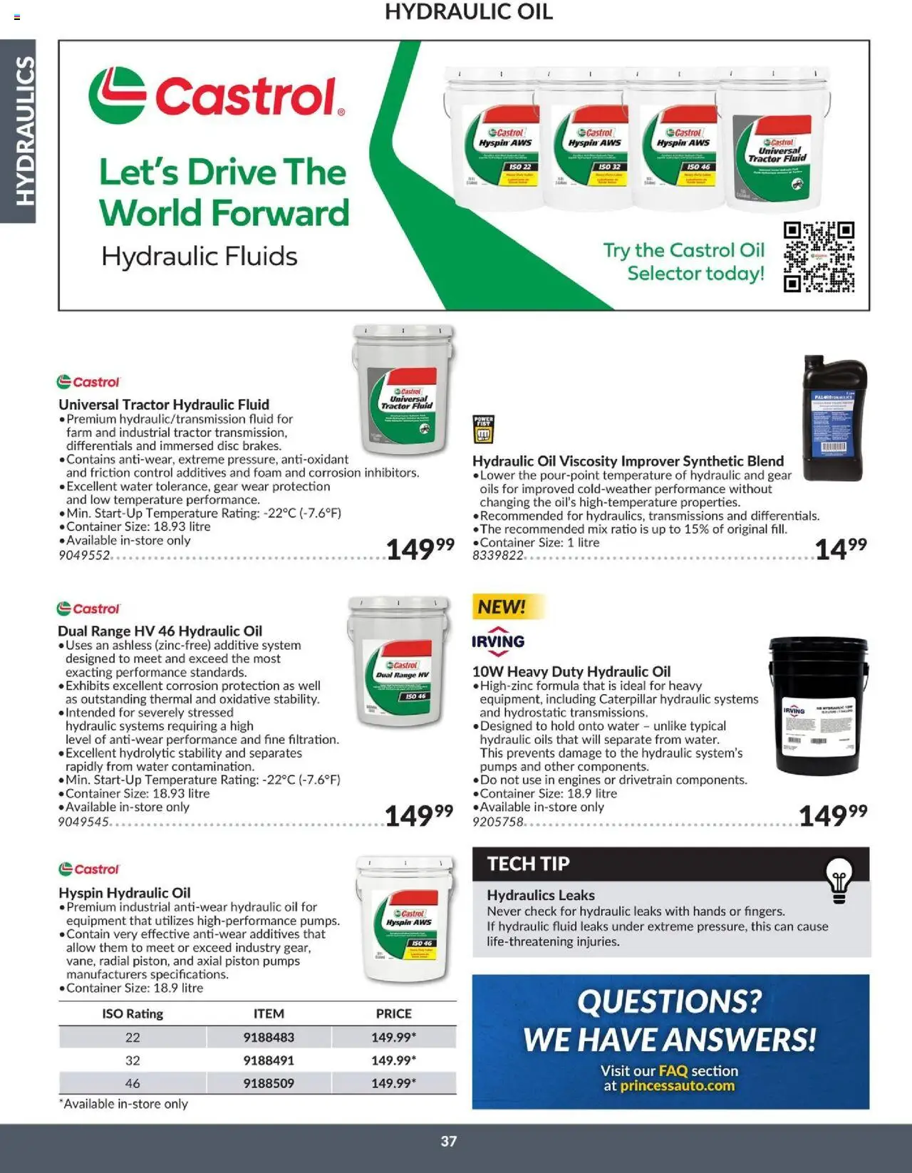 Princess Auto - Catalogue - Hydraulics - page 42- valid from Apr 16, 2025