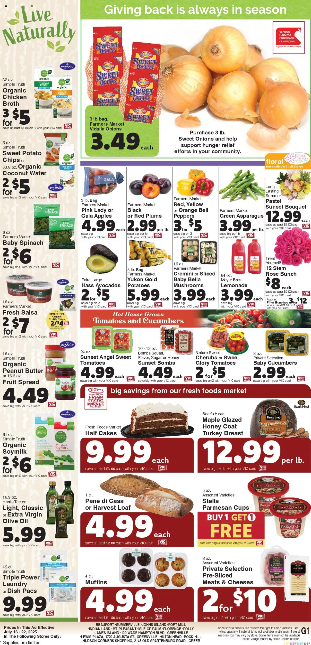 Harris Teeter Weekly Ad - page 11- valid from 07/16/2025